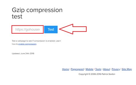 enable gzip compression test|check gzip compression online.